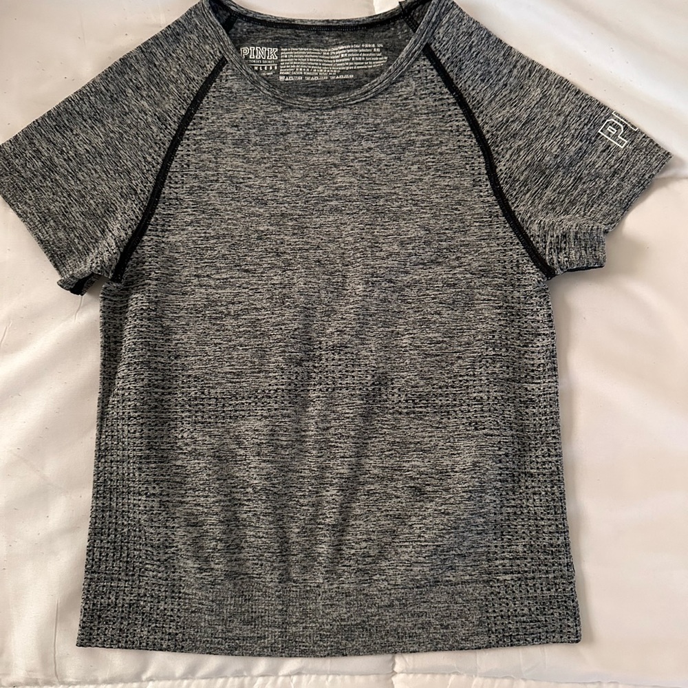 Pink Victoria's Secret Gray workout top